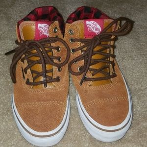 Vans Kid's Suede and Plaid High Top Era